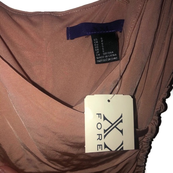 NWT XXI FOREVER CINCHED NUDE-PINK DRESS - Picture 6 of 7